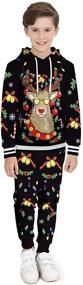 img 3 attached to 🎄 BesserBay Children Christmas Sweatshirt: Perfect Boys' Clothing and Clothing Sets for the Holidays