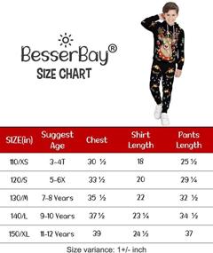 img 1 attached to 🎄 BesserBay Children Christmas Sweatshirt: Perfect Boys' Clothing and Clothing Sets for the Holidays