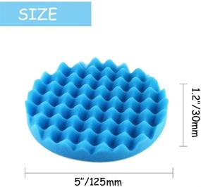 img 1 attached to 🚗 Lasdoloda Buffing Pads & Polishing Pad for Car Polisher: 5-Inch/125mm Drill Attachment with 5 Pcs Buffing Pads, Drill Polishing Kit