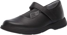 img 4 attached to 👞 Stylish and Comfortable Toddler Girls' Flats: School Issue Prodigy Uniform Shoes