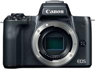 canon eos m50 mirrorless camera body - 4k video, 24.1 megapixel cmos sensor (renewed, black) logo