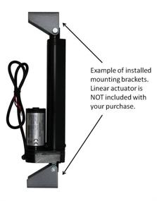 img 1 attached to WindyNation LIN MBRK 01 Actuator Mounting Brackets: Secure and Versatile Installation Solution
