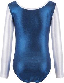 img 2 attached to Sleeve Athletic Gymnastic Leotards Bodysuit Sports & Fitness