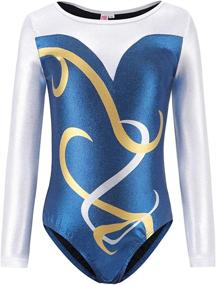 img 4 attached to Sleeve Athletic Gymnastic Leotards Bodysuit Sports & Fitness