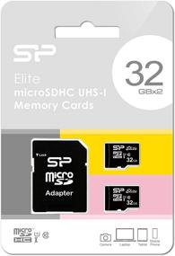 img 4 attached to 💾 Silicon Power Elite 32GB MicroSD Card & Adapter Set (2 MicroSD + 1 Adapter)