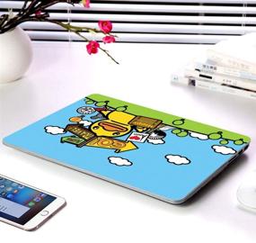 img 2 attached to HRH Happy Yellow Duck Design Laptop Body Shell Protective PC Hard Case For MacBook Pro 13