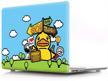 hrh happy yellow duck design laptop body shell protective pc hard case for macbook pro 13 logo