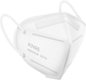 img 3 attached to 🌬️ Miuphro KN95 Disposable Face Mask 25 Pack - 5-Ply Breathable Safety Masks Against PM2.5, White, Respiratory Protection Mask for Men and Women