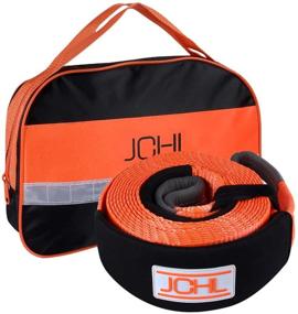 img 4 attached to JCHL Recovery Tow Strap Heavy Duty Polyester Recovery Strap 3&#34