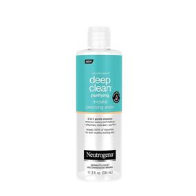 img 4 attached to 🧴 Neutrogena Deep Clean Мицеллярная вода и средство для снятия водостойкого макияжа - Нежное очищение, 11.3 жидких унций