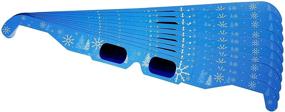 img 2 attached to 10 Pack of Christmas 3D Glasses - Enhance Holiday Lights with Magical Snowflake Images