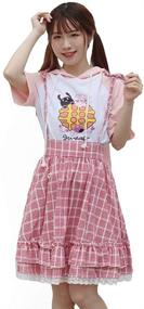 img 2 attached to 🌸 Plaid Skirt for Teen Girls - Floral Summer A-Line Swing Skirt with Elastic Waist, Cute and Casual