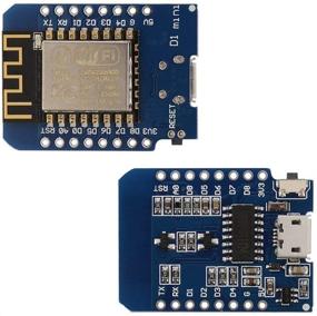 img 2 attached to 📡 JacobsParts 5-Pack D1 Mini NodeMCU LUA MicroPython WiFi ESP8266 ESP-12 WeMos Микроконтроллер: Мощное подключение в комплекте