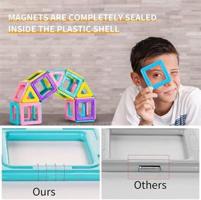 img 3 attached to Magnetic Blocks for 🧲 Toddlers – Enhance Learning and Compatibility