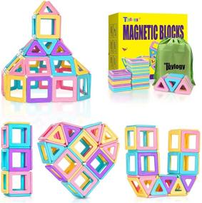 img 4 attached to Magnetic Blocks for 🧲 Toddlers – Enhance Learning and Compatibility