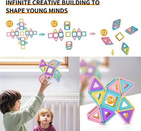 img 2 attached to Magnetic Blocks for 🧲 Toddlers – Enhance Learning and Compatibility