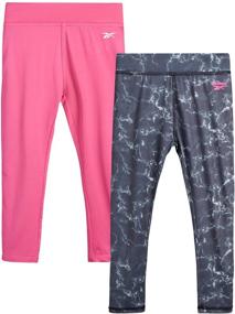 img 4 attached to Reebok Performance Girls' Athletic Leggings: Active-Ready Clothing for Girls