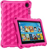 📱 dihines kid-proof 8-inch tablet 2020 case - 10th gen (2020 pink): kids friendly, exclusive release logo