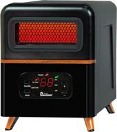 🔥 efficient heat for all spaces: dr infrared heater dr-978 infrared space heater, hybrid, black logo