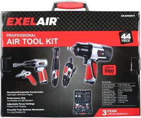 img 4 attached to 🔧 EXELAIR by Milton EX4405KIT: Complete Professional Air Tool Accessory Kit - Impact Wrench, Air Ratchet, Die Grinder, Blow Gun, Air Hammer, and More