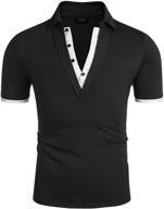 coofandy v ncek sleeve t shirt designed men's clothing logo