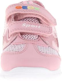 img 3 attached to Geox Runner Sneaker Toddler Light Girls' Shoes and Athletic