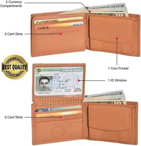 img 3 attached to 👝 Ultimate Boys Compact Pocket Bifold Wallet: Stylish Men's Accessory for Wallets, Card Cases & Money Organizers