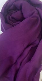 img 1 attached to Lightweight Purple Women's Accessories: SoLine Scarves - Blanket