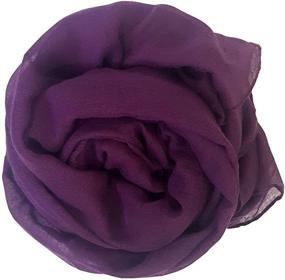 img 2 attached to Lightweight Purple Women's Accessories: SoLine Scarves - Blanket