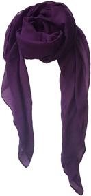 img 3 attached to Lightweight Purple Women's Accessories: SoLine Scarves - Blanket