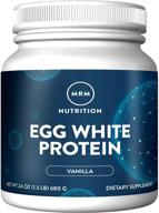 🥚 mrm - vanilla egg white protein powder - 24oz logo