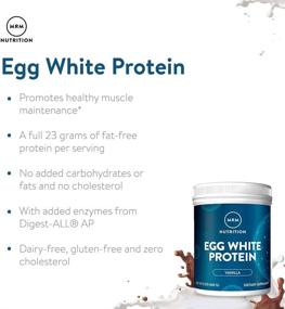 img 1 attached to 🥚 MRM - Vanilla Egg White Protein Powder - 24oz