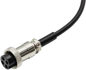 img 1 attached to Enhanced Communication Experience: Astatic 302-636LB1 Black Noise Cancelling 4 Pin CB Microphone (Bulk)