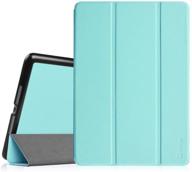 📱 fintie ipad air 2 case - [slimshell] lightweight stand smart cover, auto sleep/wake, 9.7-inch, blue logo