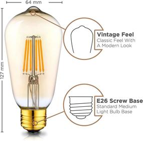 img 2 attached to 💡 Dazzling Dimmable Vintage Edison Bulbs: Timeless Antiques