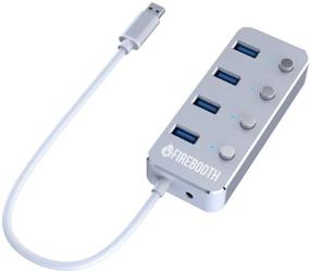 img 3 attached to FireBooth Powered USB 3.0 Hub: Efficient Photo Booth USB Hub & Portable Charger for Multiple Devices