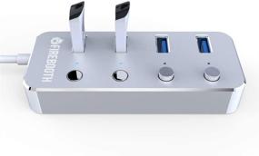 img 1 attached to FireBooth Powered USB 3.0 Hub: Efficient Photo Booth USB Hub & Portable Charger for Multiple Devices
