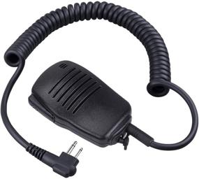 img 4 attached to 🔊 COMMIXC Walkie Talkie Speaker Mic: Enhanced 2-Pin Shoulder Mic with Earpiece Jack - Ideal for Motorola Two-Way Radios