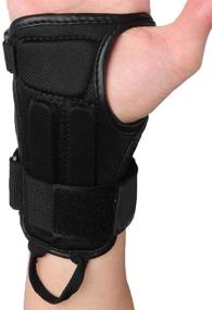 img 2 attached to 🏂 CTHOPER Impact Wrist Guard - Fitted Brace for Snowboarding, Skating, Motocross, Street Racing, Mountain Biking, Weightlifting - Enhanced Wrist Support