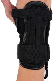 img 1 attached to 🏂 CTHOPER Impact Wrist Guard - Fitted Brace for Snowboarding, Skating, Motocross, Street Racing, Mountain Biking, Weightlifting - Enhanced Wrist Support