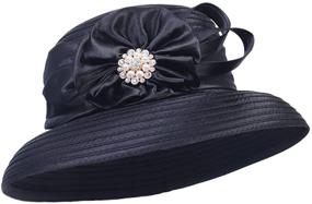 img 3 attached to 💒 Navy Kentucky Church Wedding Fascinators - Stylish Women's Accessories for Special Occasions
