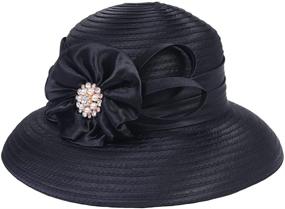 img 1 attached to 💒 Navy Kentucky Church Wedding Fascinators - Stylish Women's Accessories for Special Occasions