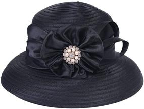 img 2 attached to 💒 Navy Kentucky Church Wedding Fascinators - Stylish Women's Accessories for Special Occasions
