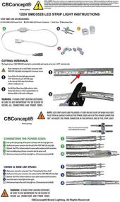 img 3 attached to 🌟 CBConcept UL Listed 10 Feet Warm White Dimmable LED Strip Rope Light with 1080 Lumen - Indoor/Outdoor Use & Ready to Use - 3000K 180 Units 3528 SMD LEDs - Accessories Included