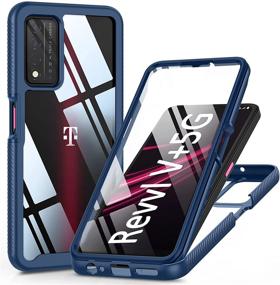 img 4 attached to JXVM For T-Mobile Revvl V Plus 5G Case With Built In Screen Protector