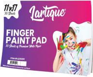 lartique finger paint pad non absorbent logo