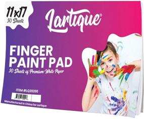 img 4 attached to Lartique Finger Paint Pad Non Absorbent