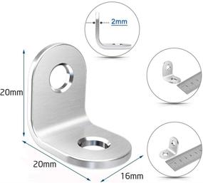 img 3 attached to Bracket Abuff Corner Stainless Degree