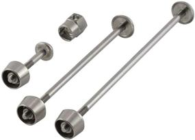 img 1 attached to ACS BMX Pitlock Set P020000, Silver – Includes Fw+Rw+Sp Skewers (3 Pack, Set 02)