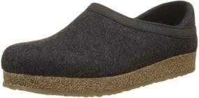 img 4 attached to HAFLINGER GZH Clog Charcoal 44 Men's Shoes